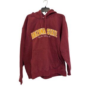 Arizona State Sun Devils Hoodie XL By Pro Player Maroon Cotton Pullover
